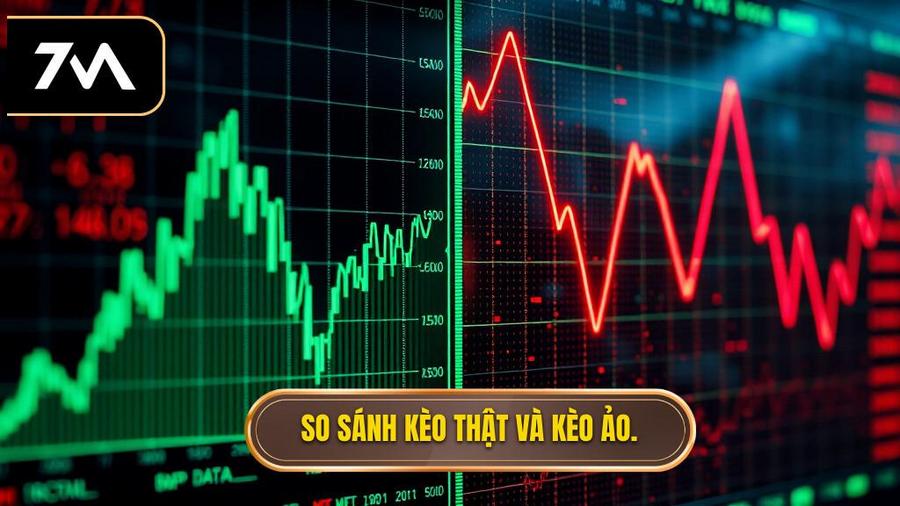 So sánh kèo thật và kèo ảo.
