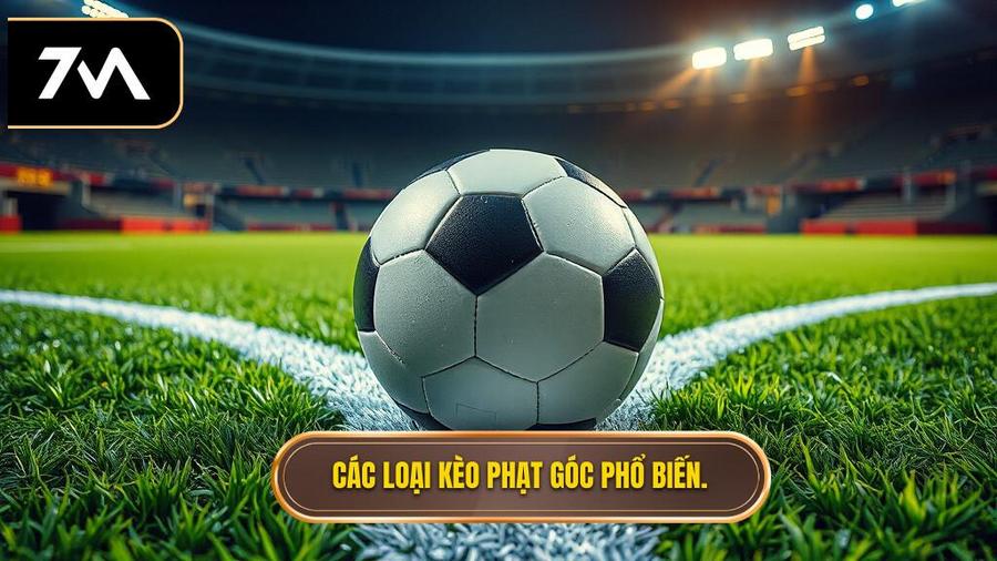 Các loại kèo phạt góc phổ biến hiện nay