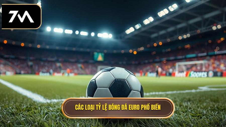 Các loại tỷ lệ bóng đá Euro phổ biến hiện nay