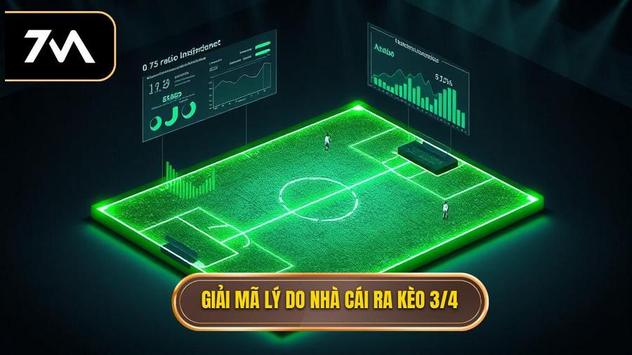 Phân tích chuyên sâu: Tại sao nhà cái đưa ra Kèo chấp 3/4 (0.75)?