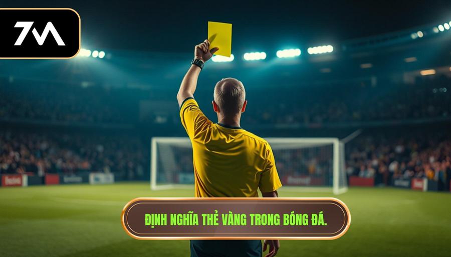 1. Định nghĩa thẻ vàng trong bóng đá.