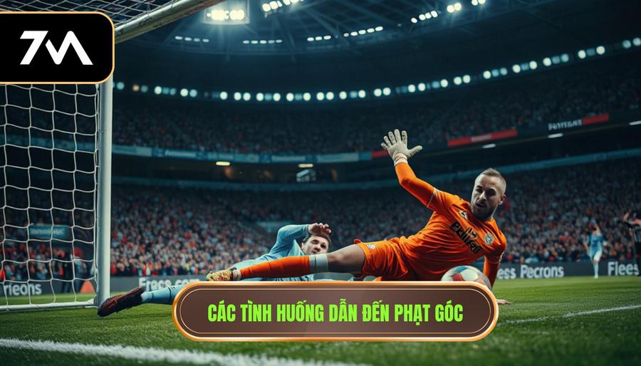 2. Các tình huống dẫn đến phạt góc
